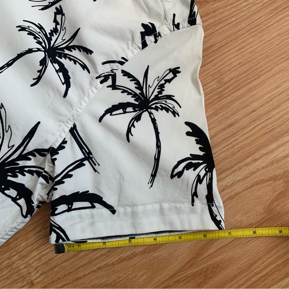 Cactusman Ricky Singh Tropical Palm Print Short Sleeve Button Down Shirt Size M - Picture 6 of 14